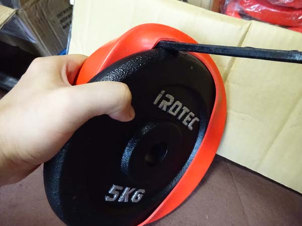 IROTEC(アイロテック) ラバー ダンベル 40kgセット（片手20kg×2個）