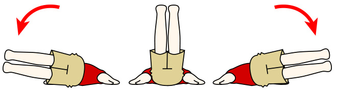 腹筋を割る腹斜筋の鍛え方６ リバーストランクツイスト【腹筋下部・腹斜筋・金魚筋】